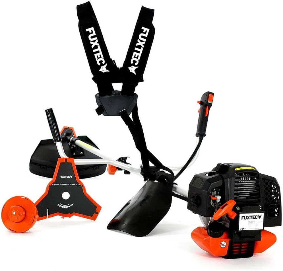 Fuxtec Débroussailleuse Thermique FX-MS152 Multitool 2 en 1 52cm3 Coupe Bordure Rotofil Essence Conçue pour Mauvaises Herbes, Arbustes et Espaces Verts