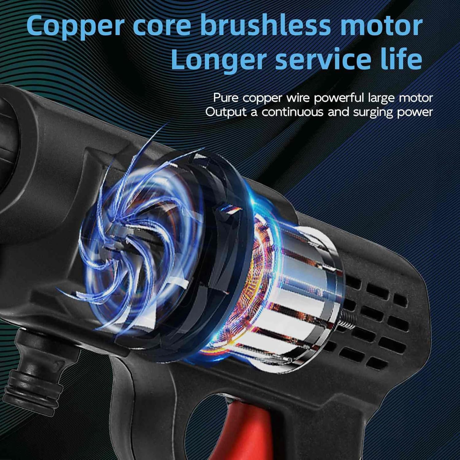 Nettoyeur Haute Pression sans Fil 60 Bar, 300W Nettoyeur Haute Pression à Batterie, Pistolet à Eau pour Lavage De Voiture avec Batteries, Tuyau 5m, Pulvérisateur de Mousse (B-2 Batterie)